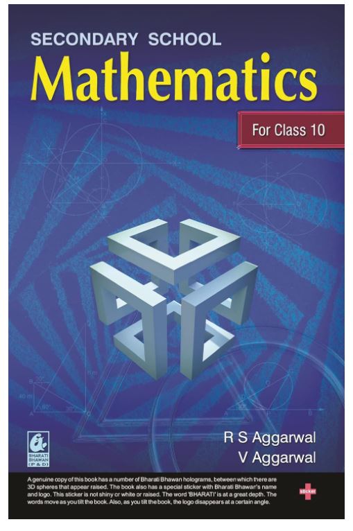Secondary School Mathematics for Class 10 - CBSE - by R.S. Aggarwal Examination